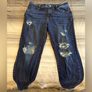 Maurices High Waisted Distressed Jeans